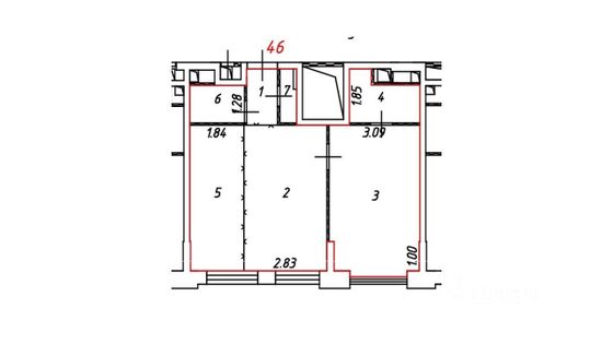 Продажа 2-комнатной квартиры 50 м², 9/30 этаж