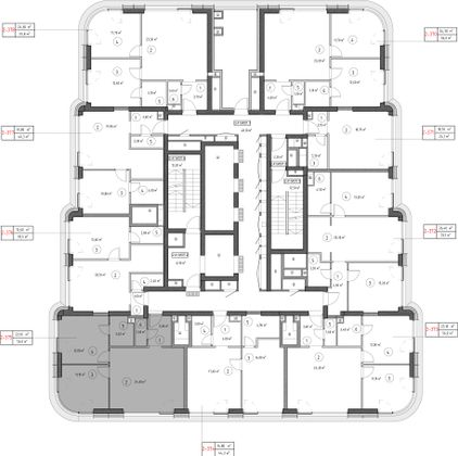 Продажа 2-комнатной квартиры 56 м², 41/53 этаж