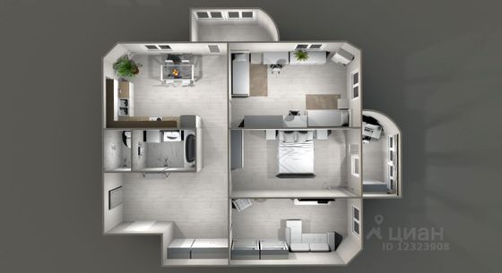 Продажа 3-комнатной квартиры 102 м², 3/6 этаж