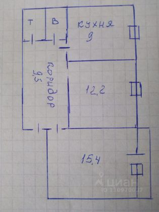 Продажа 2-комнатной квартиры 52 м², 4/5 этаж