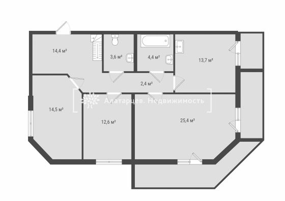 Продажа 4-комнатной квартиры 149,7 м², 6/7 этаж