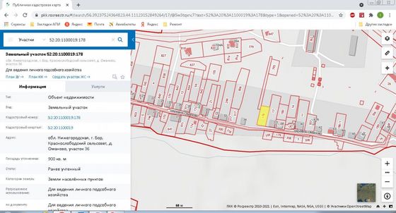 Карта кадастровая публичная нижегородская область борский район
