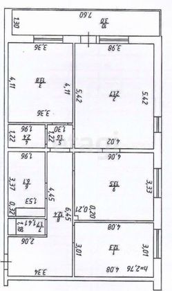 Продажа 3-комнатной квартиры 85,5 м², 6/25 этаж