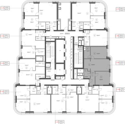 Продажа 2-комнатной квартиры 58,9 м², 44/53 этаж