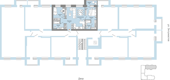 Продажа 3-комнатной квартиры 64 м², 6/6 этаж