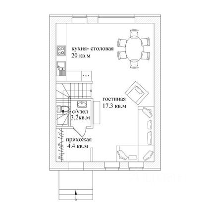 Продажа дома, 93 м², с участком 1,5 сотки