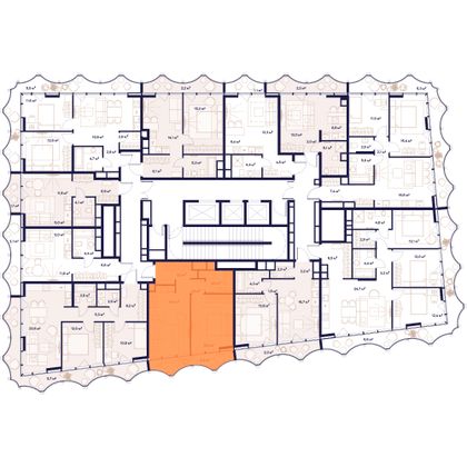 Продажа 1-комнатной квартиры 48 м², 15/23 этаж