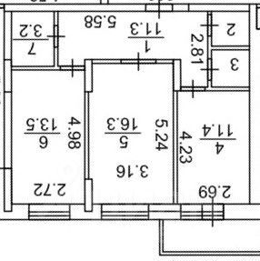Продажа 2-комнатной квартиры 63,8 м², 2/18 этаж