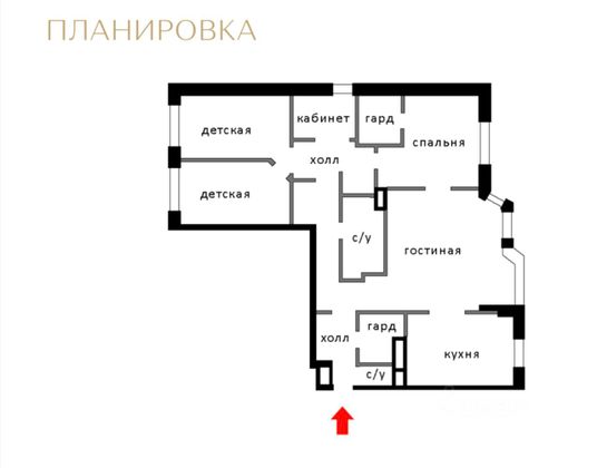 Продажа 4-комнатной квартиры 129,5 м², 12/17 этаж