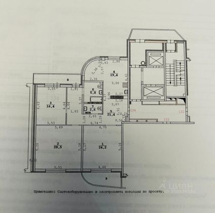 Продажа 3-комнатной квартиры 118 м², 15/17 этаж