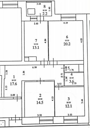 Продажа 3-комнатной квартиры 82 м², 12/16 этаж