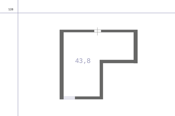 Продажа 1-комнатной квартиры 43,8 м², 2/4 этаж