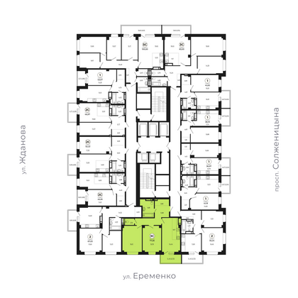 Продажа 3-комнатной квартиры 77,4 м², 5/24 этаж