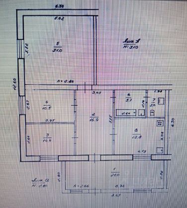 Продажа 3-комнатной квартиры 111,3 м², 1/2 этаж