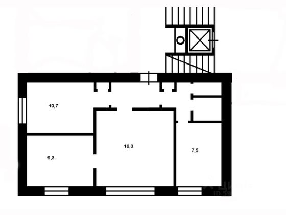 Аренда 3-комнатной квартиры 53 м², 1/10 этаж