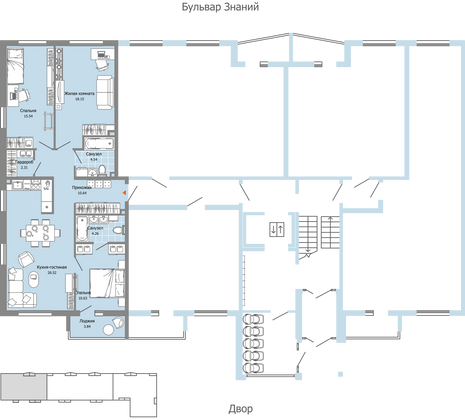 Продажа 4-комнатной квартиры 95 м², 1/9 этаж