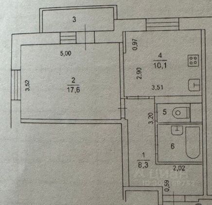 Продажа 1-комнатной квартиры 40 м², 1/16 этаж