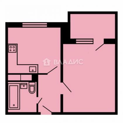 Продажа 1-комнатной квартиры 33,4 м², 7/17 этаж
