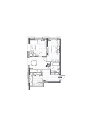 Продажа 2-комнатной квартиры 66,3 м², 5/24 этаж