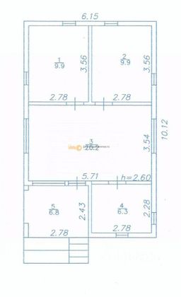 Продажа дома, 53 м², с участком 10 соток