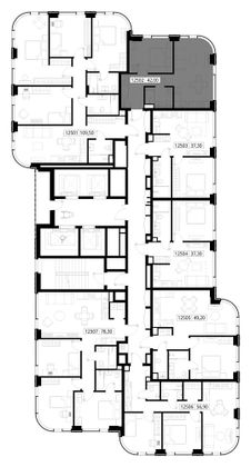 Продажа 1-комнатной квартиры 42 м², 25/30 этаж