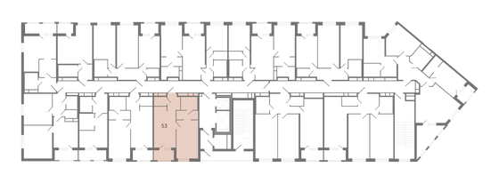 Продажа 1-комнатной квартиры 45 м², 6/12 этаж