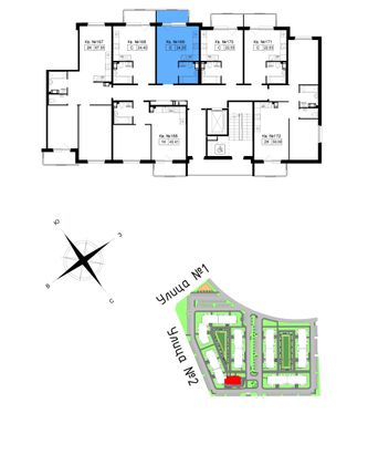 Продажа квартиры-студии 25,4 м², 5/5 этаж