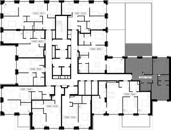 Продажа 2-комнатной квартиры 78,7 м², 2/15 этаж