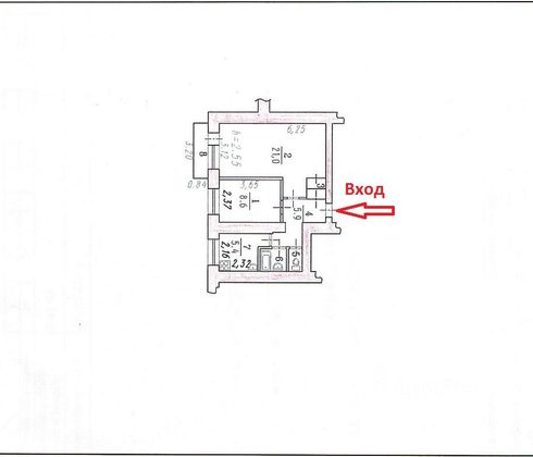 Продажа 2-комнатной квартиры 44,7 м², 9/9 этаж