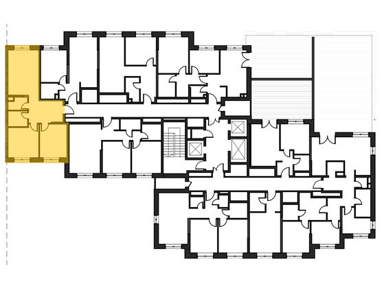 Продажа 2-комнатной квартиры 61,5 м², 2/26 этаж