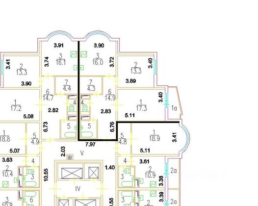 Продажа 2-комнатной квартиры 70,3 м², 10/25 этаж