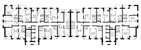 Продажа 3-комнатной квартиры 77,3 м², 23/23 этаж