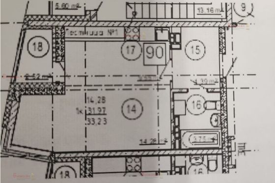 Продажа квартиры-студии 31 м², 9/18 этаж
