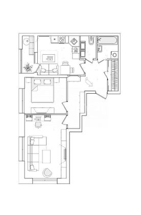 Продажа 2-комнатной квартиры 62,9 м², 2/23 этаж