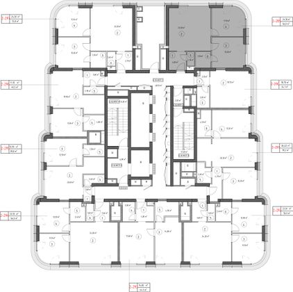 Продажа 2-комнатной квартиры 56 м², 32/53 этаж