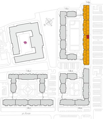 59,4 м², 2-комн. квартира, 5/8 этаж