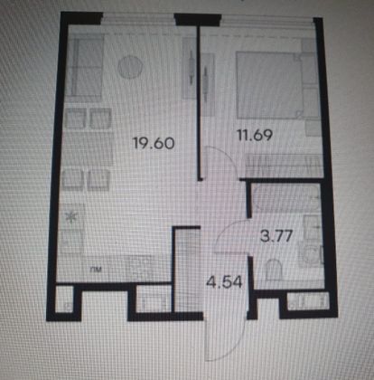 Продажа 1-комнатной квартиры 40 м², 11/18 этаж