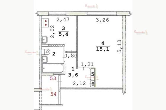 Продажа 1-комнатной квартиры 27,5 м², 1/5 этаж