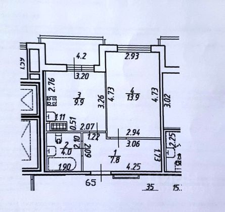 Продажа 1-комнатной квартиры 38 м², 7/15 этаж