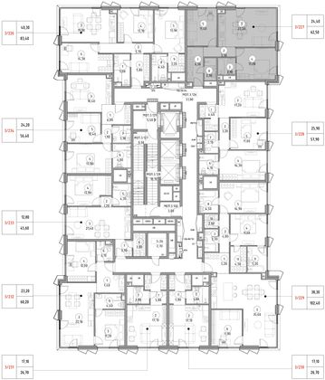 Продажа 2-комнатной квартиры 62,5 м², 27/29 этаж