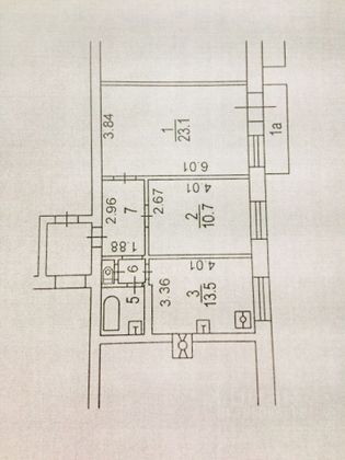 Продажа 2-комнатной квартиры 58,6 м², 8/8 этаж