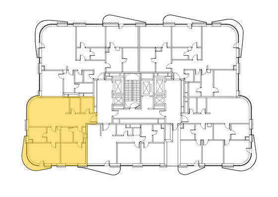 Продажа 2-комнатной квартиры 112,2 м², 5/14 этаж