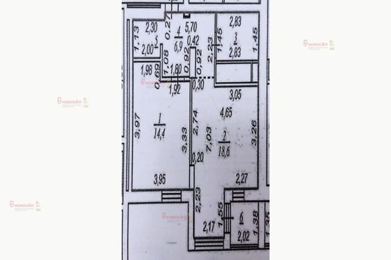 Продажа 2-комнатной квартиры 50 м², 24/25 этаж