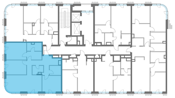 Продажа 3-комнатной квартиры 103,7 м², 2/14 этаж