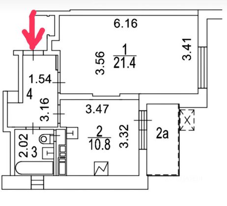 Продажа 1-комнатной квартиры 41,3 м², 3/19 этаж