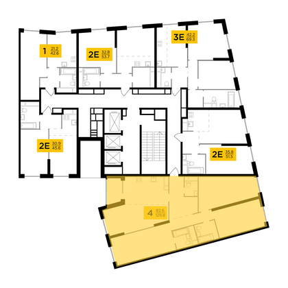 Продажа 4-комнатной квартиры 129,8 м², 29/30 этаж