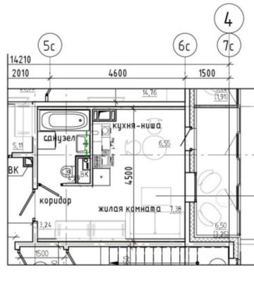 Продажа квартиры-студии 28 м², 8/10 этаж