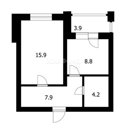 Продажа 1-комнатной квартиры 37 м², 8/10 этаж