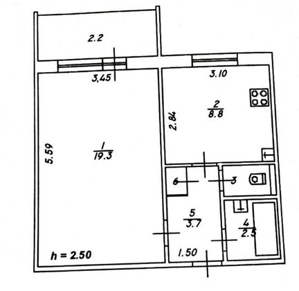 Продажа 1-комнатной квартиры 37,8 м², 7/10 этаж