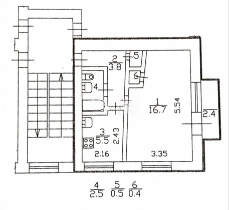Продажа 1-комнатной квартиры 29,4 м², 4/4 этаж